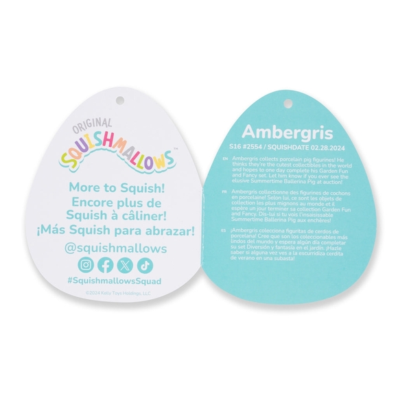 NWT Ultra Rare 16" Ambergris the Burgundy Goblin King 👑 Squishmallow - Picture 6 of 8